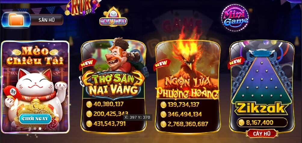 Sảnh nổ hũ Rikvip